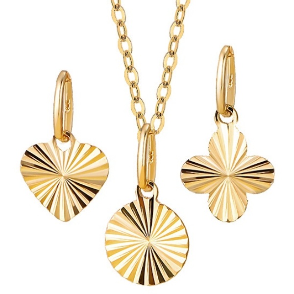 골드앤 여성용 14K 썬라잇 써클 목걸이 + 팬던트 2종 203,900원