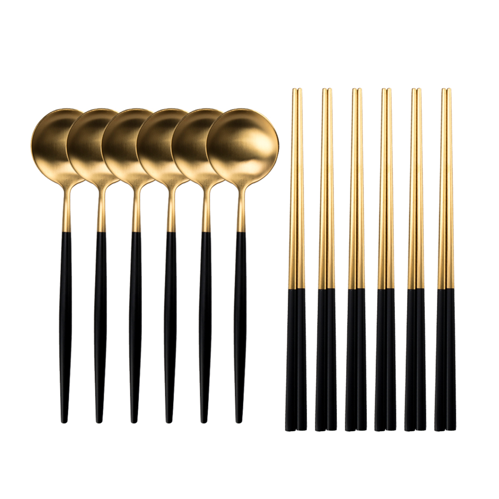 블룸엣홈 큐티러리 수저 세트 블랙골드 57,930원