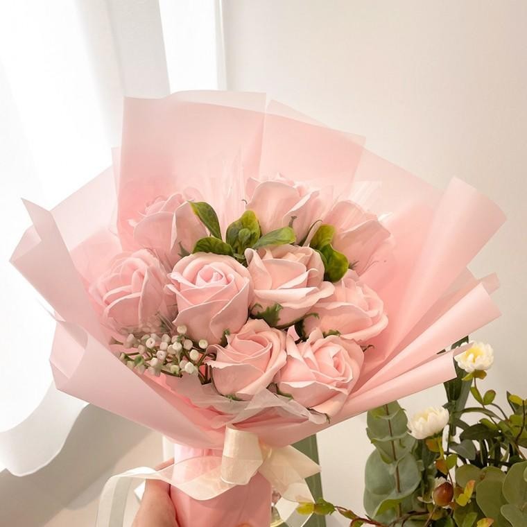 입학식, 졸업식 꽃다발 (비누꽃다발, 핑크) 16,000원