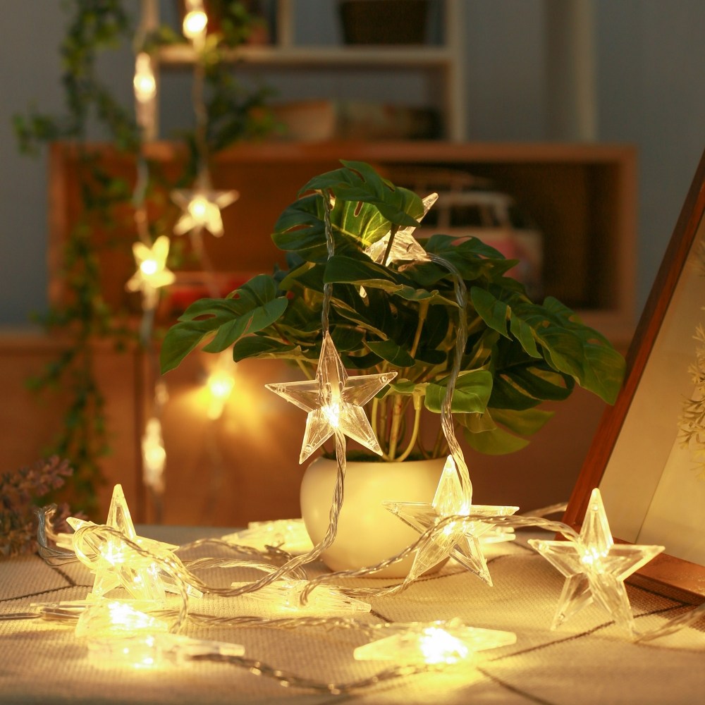 크리스마스 투명선 라인별 LED 30구 웜색 지네전구 트리 장식 (5.6M) 전원잭 포함, 1개 24,000원