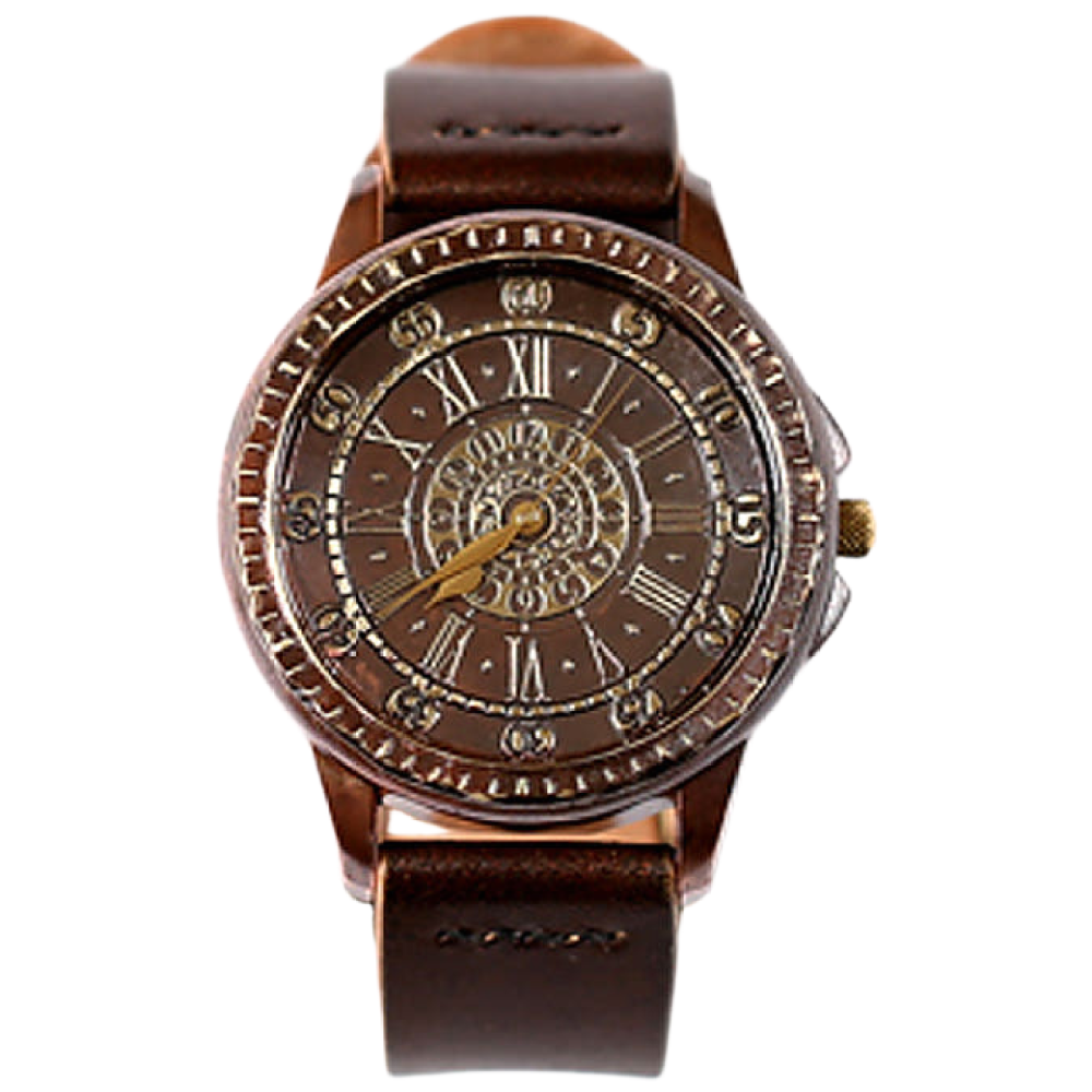 메탈엣린넨 핸드메이드 가죽밴드 손목시계 AntiquenusR 220,000원