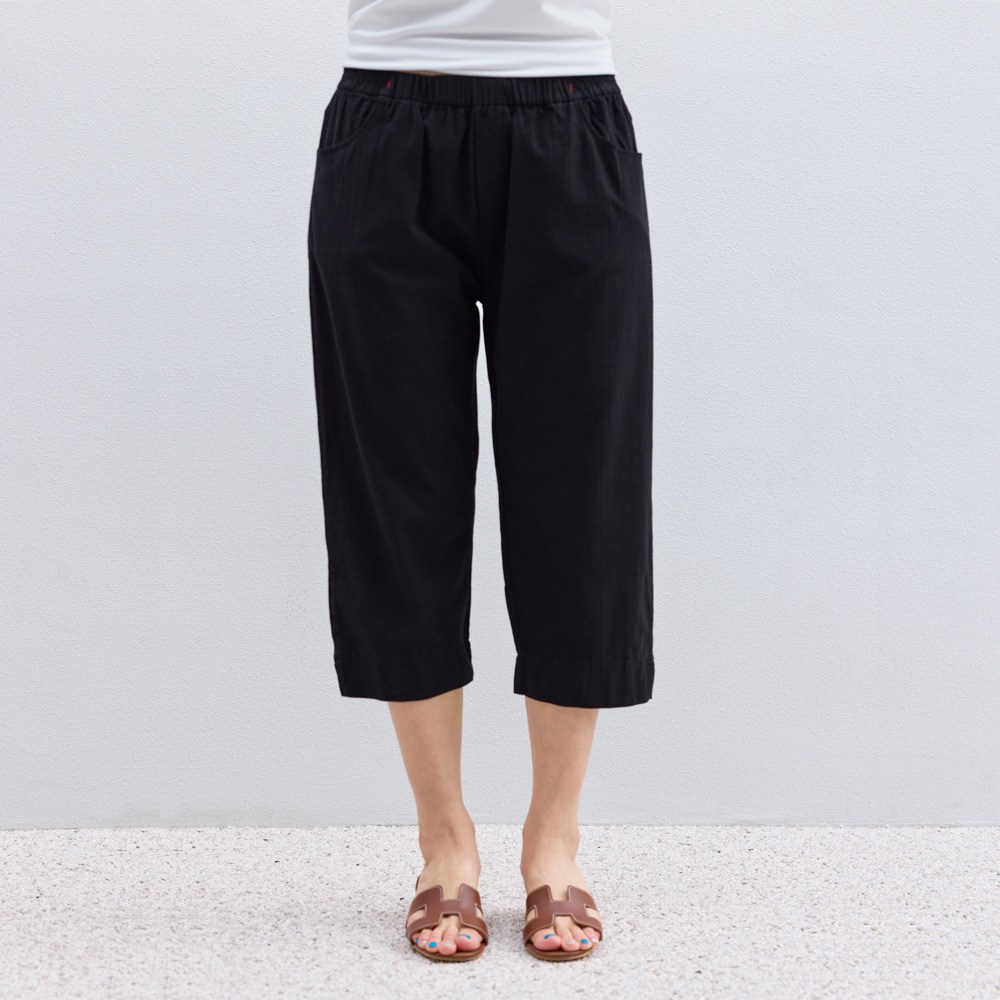 가볍고 시원한 인견 여성 워싱 스판 7부 팬츠 35,900원