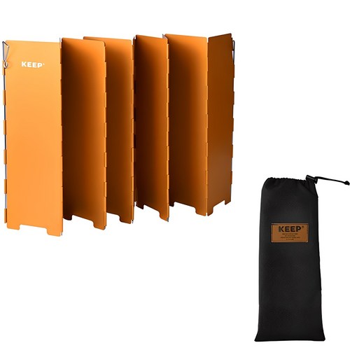 KEEP 캠핑 알루미늄 10단 접이식 버너 바람막이 + 전용 파우치 30,640원