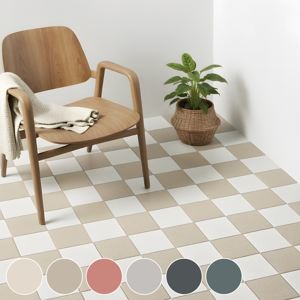 자취생활연구소 조립식 틈없는 스퀘어 데크타일 바닥재, 72개, 아이보리 37,900원