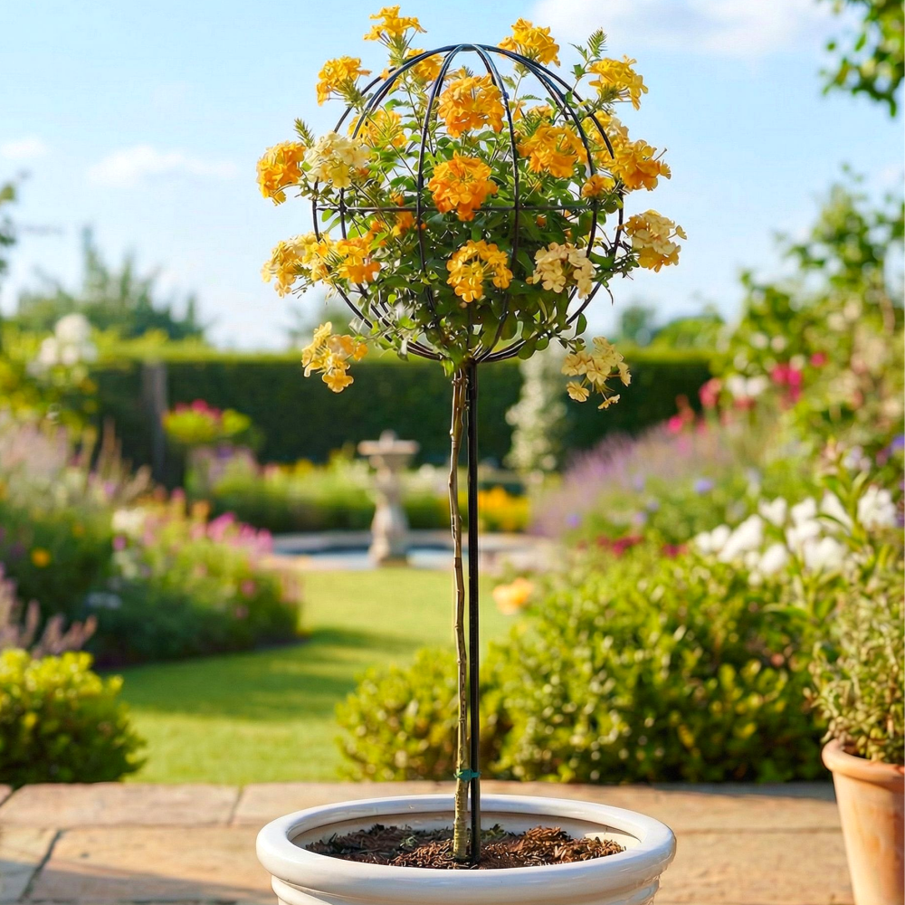 오벨리스크 철제 넝쿨식물지지대 막대사탕형 (소형), 고동색 소형 11,800원