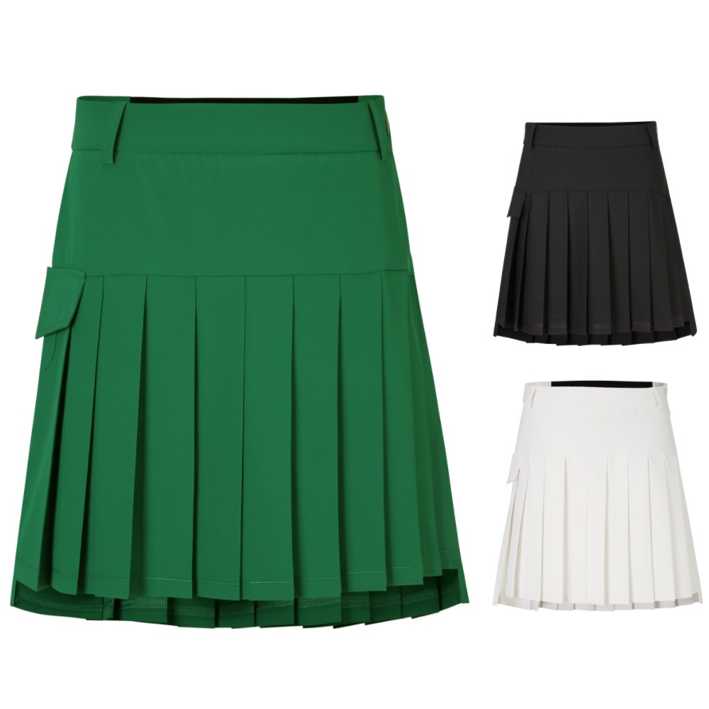 [골프공장] 여성 골프스커트 앞뒤 언발란스 플리츠 골프치마 여성골프웨어 골프스커트 XL 포함 65,800원