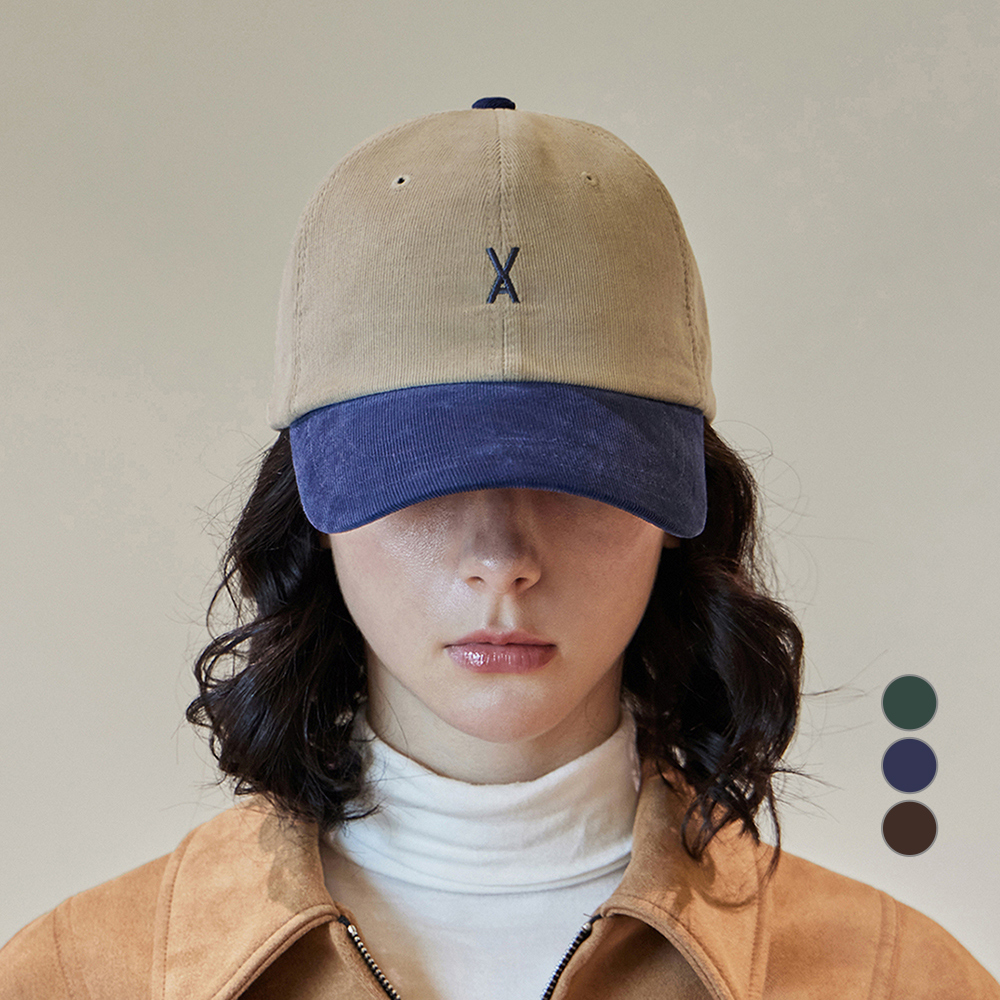 바잘 VA 코듀로이 투톤 볼캡 39,900원