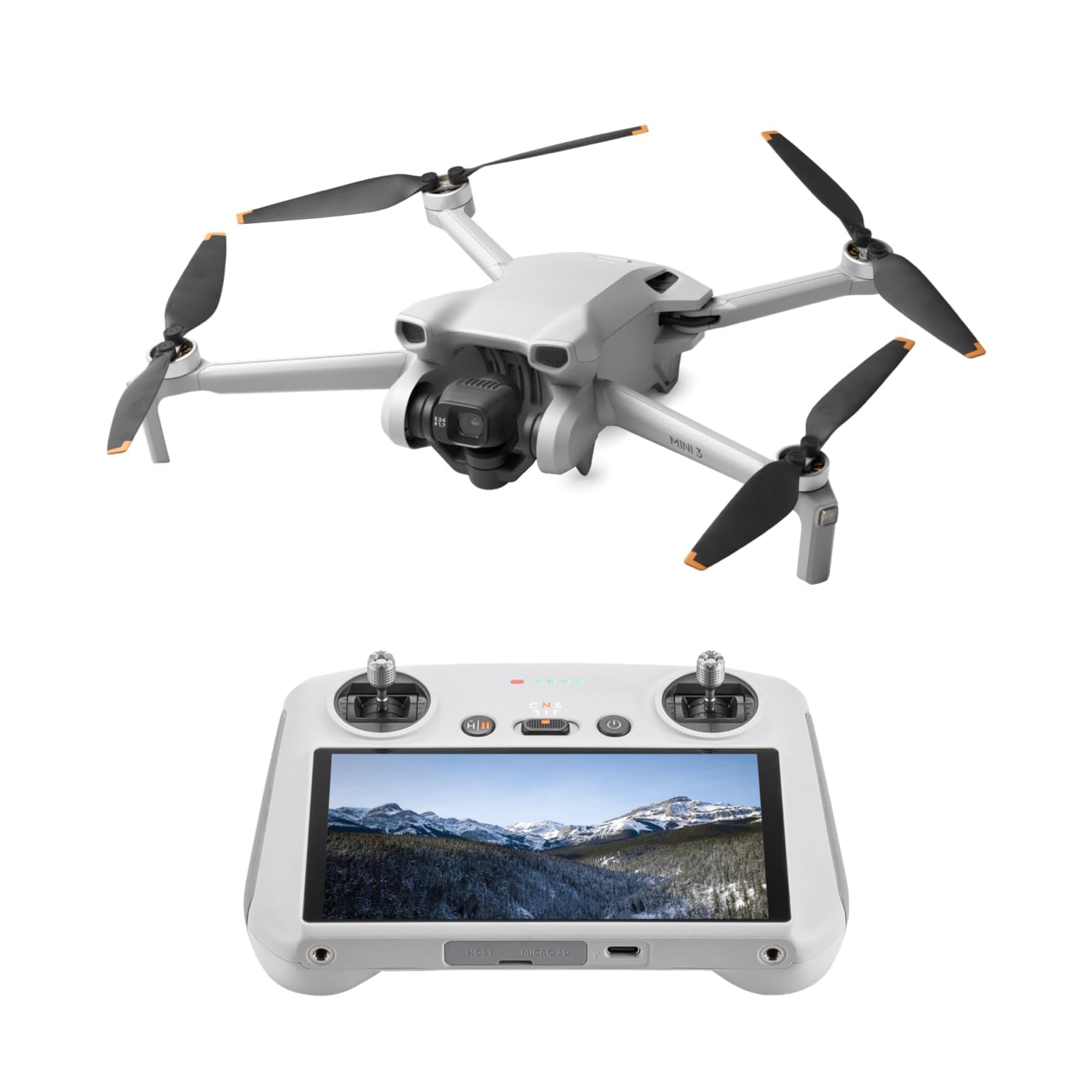 DJI Mini 3, 4K HDR, 38분 비행, 세로 촬영, 접이식, 경량, 1년 배상책임 보험 포함 538,480원