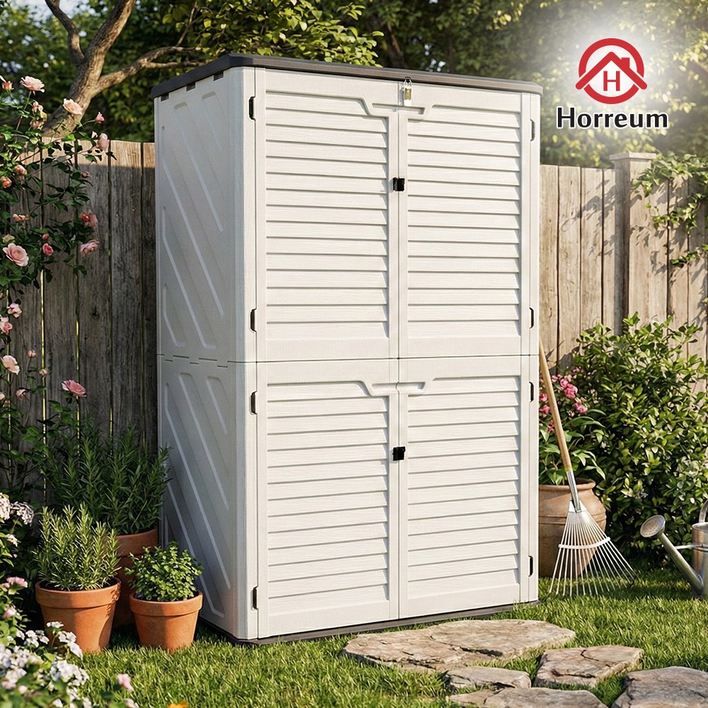 호레움 조립식창고 플라스틱창고 HR-PS190 야외 간이 농막 소형 미니 이동식 보관함 319,000원