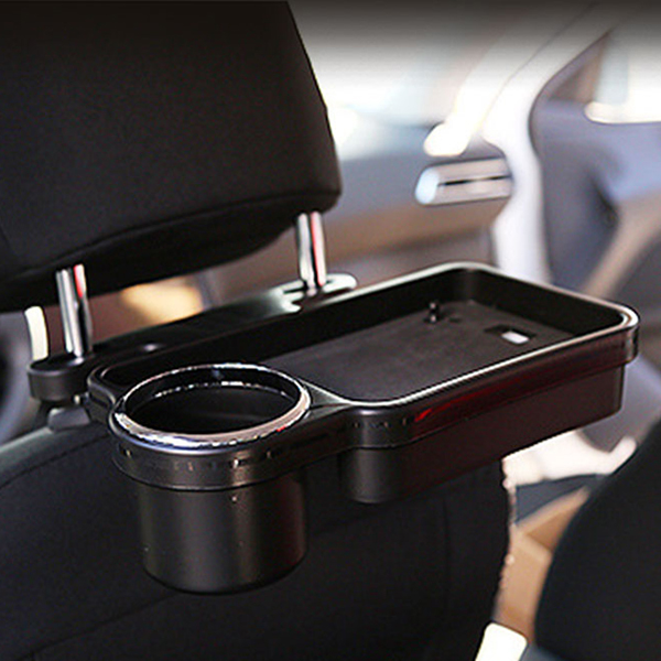 자동차 차량용 차량 뒷좌석 컵홀더 폴딩테이블 차 책상 식탁 받침대 트레이 선반 7,400원