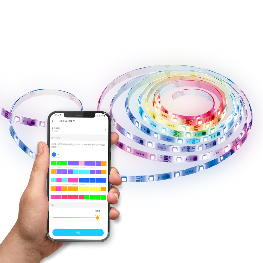 타포 스마트 WiFi 멀티 컬러 RGBIC LED 스트립 조명 5m 41,300원