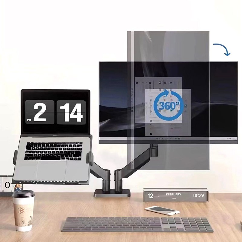 BLACK  K7  노트북 화면  범용듀얼 모니터암 M252DA-J 100,000원