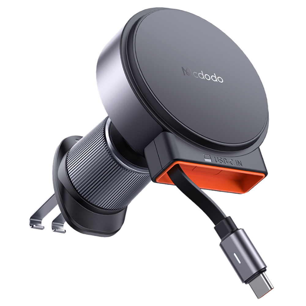 맥도도 Qi2 차량용 맥세이프 케이블 일체형 고속 무선충전 송풍구 거치대 59,500원