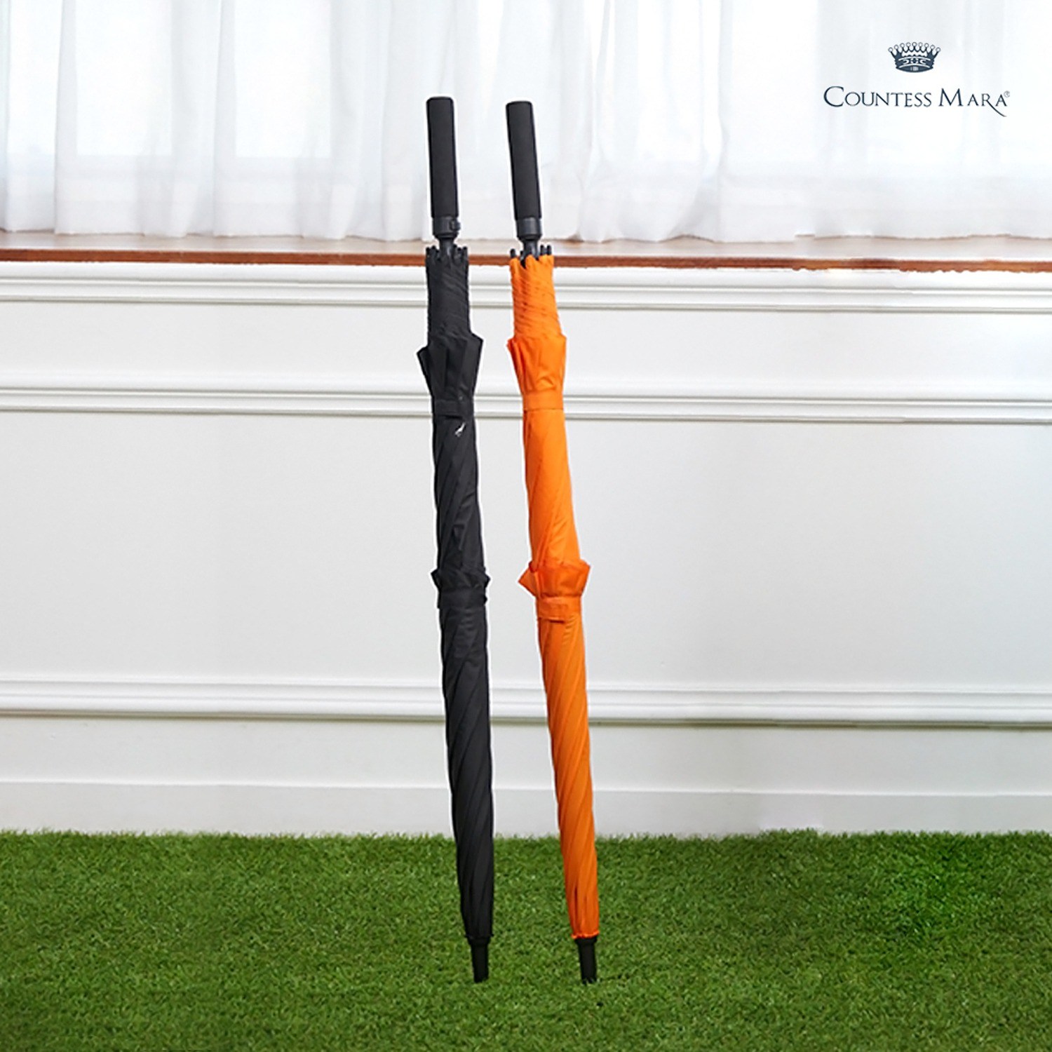 카운테스마라 이중 80방풍 자동 대형 장우산 19,000원