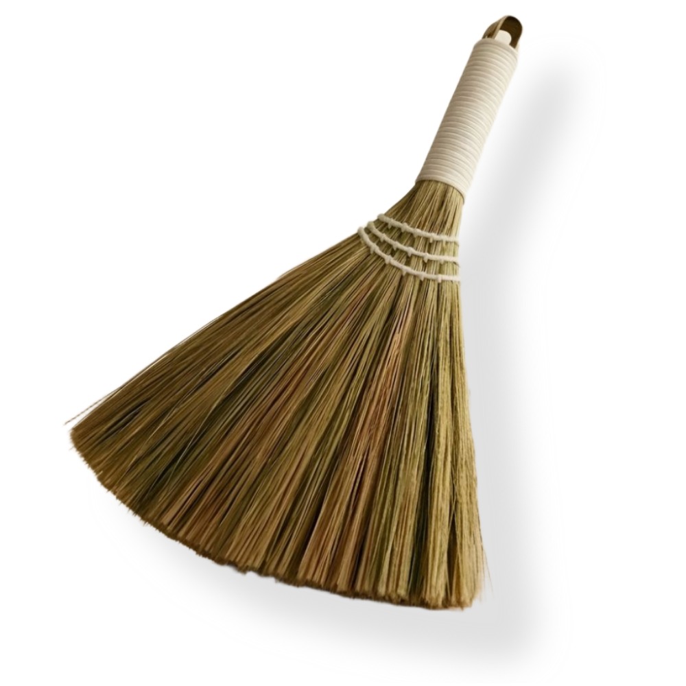 모자이코 미니 싸리 빗자루 책상 청소용 틈새 브러쉬, 화이트, 1개 5,300원