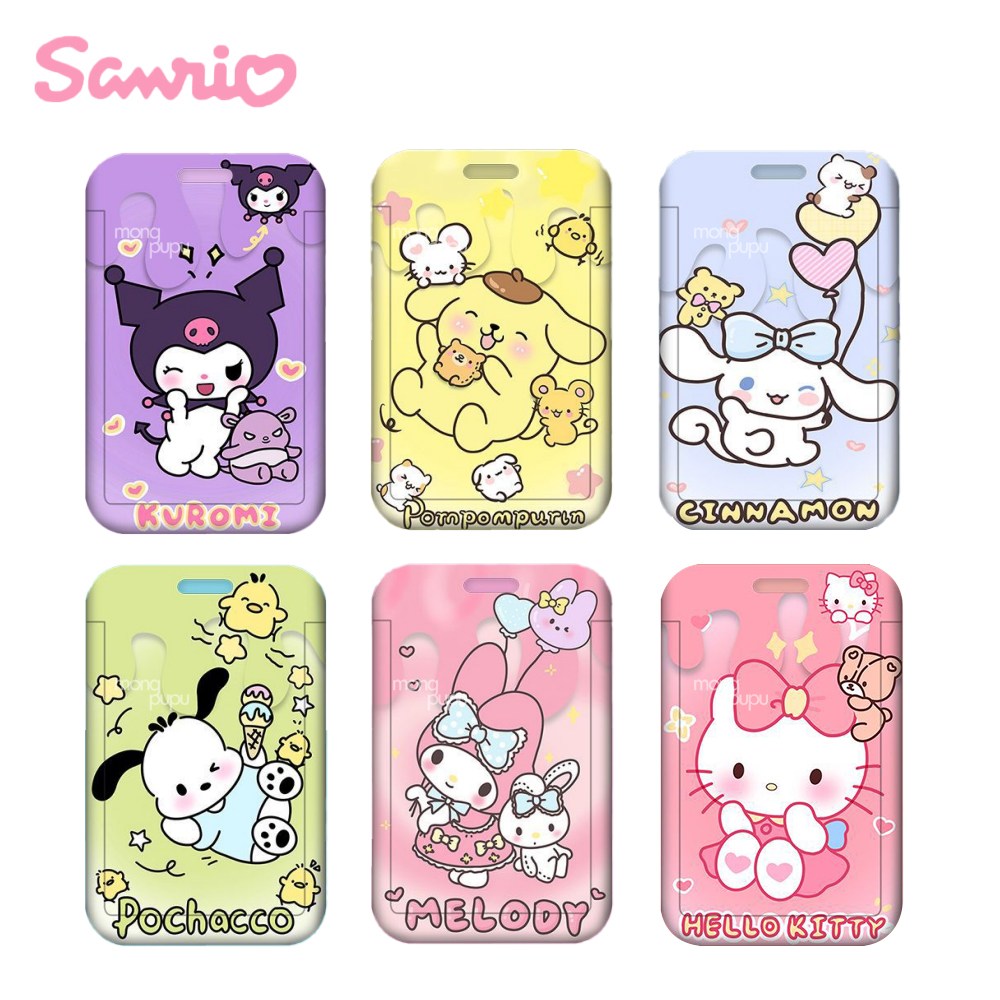 산리오 캐릭터 카드 홀더 사원증 출입증 어린이 초등학생 티머니 캐시비 교통카드 버스카드 목걸이 6,900원