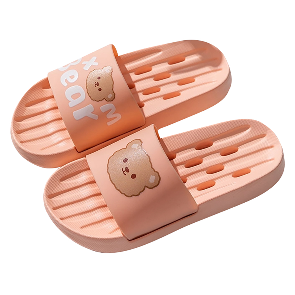 도림 곰돌이 미끄럼 방지 욕실화, 핑크, 1개 8,900원