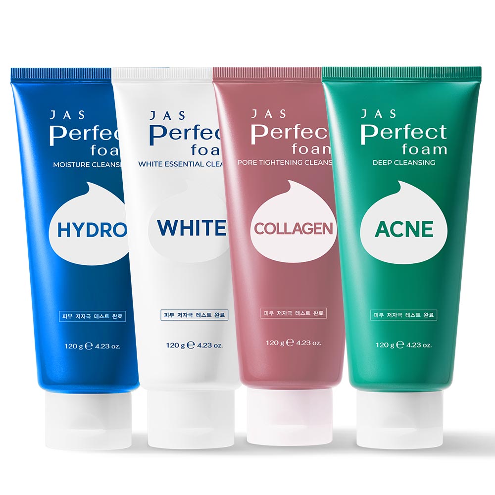 쟈스 퍼펙트 클렌징폼 4종, 4개, 120g 12,870원