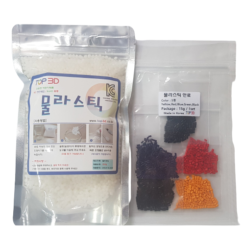 TOP3D 창작 물라스틱 250g + 안료 과학실험키트 28,500원