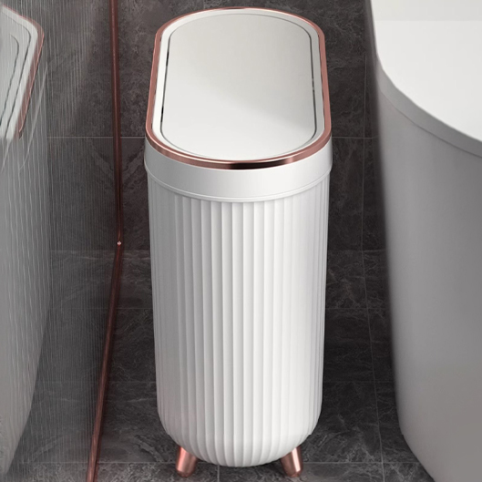 sam seven 화장실 원터치 휴지통 쓰레기통 틈새 12L 화이트 골드, 화이트골드 25,500원