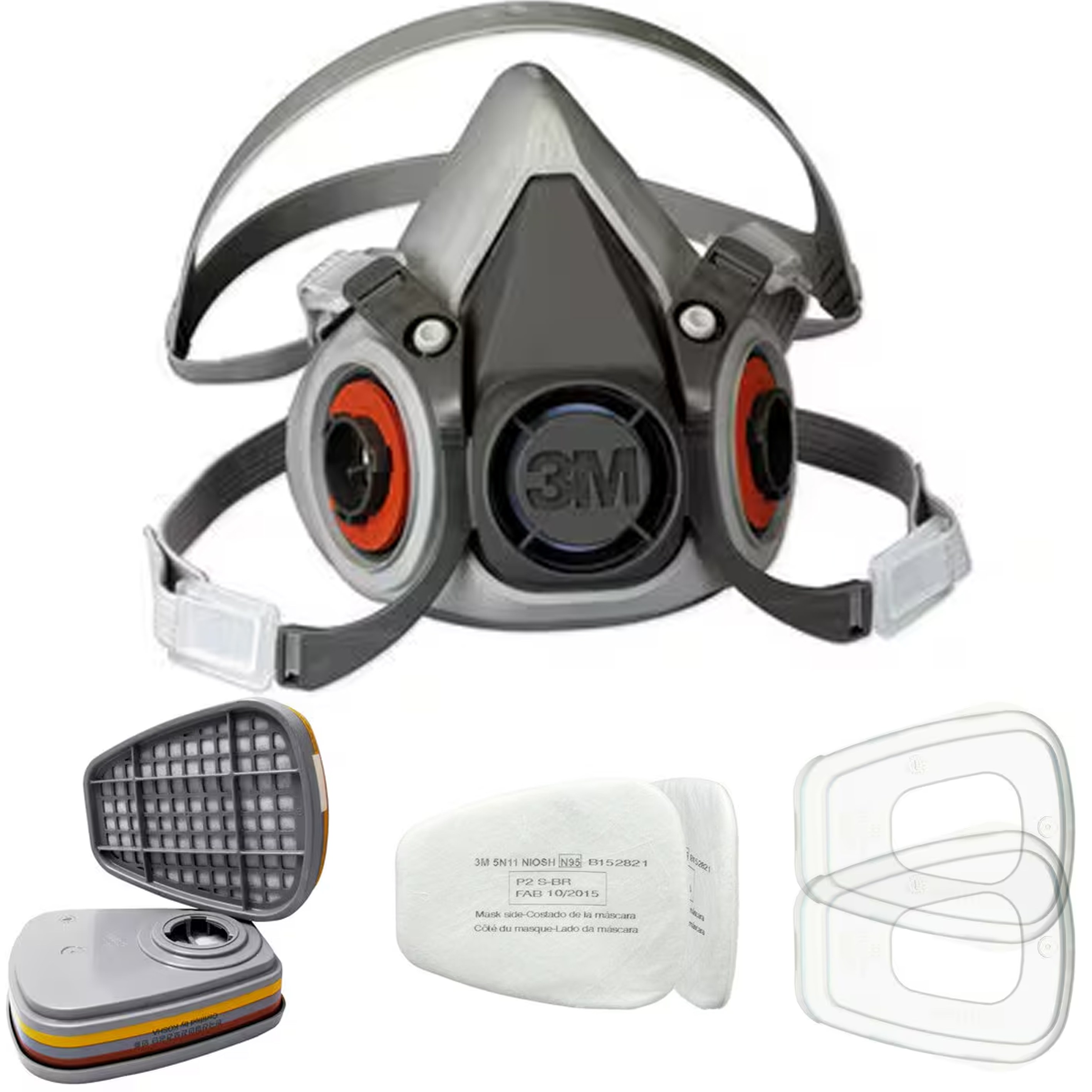 3M 방독마스크 세트 6200+6003K+5N1+501 31,500원