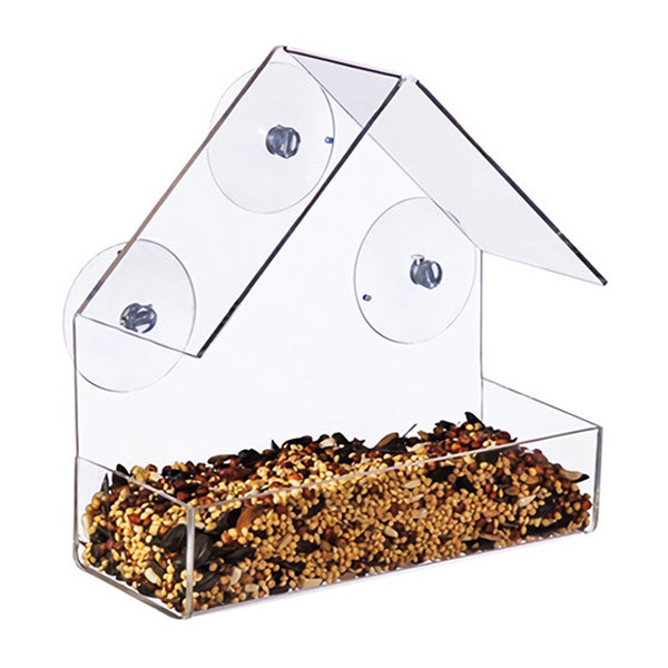 새모이집 참새 먹이통 창문 야생 새모이통 (투명) 11,500원
