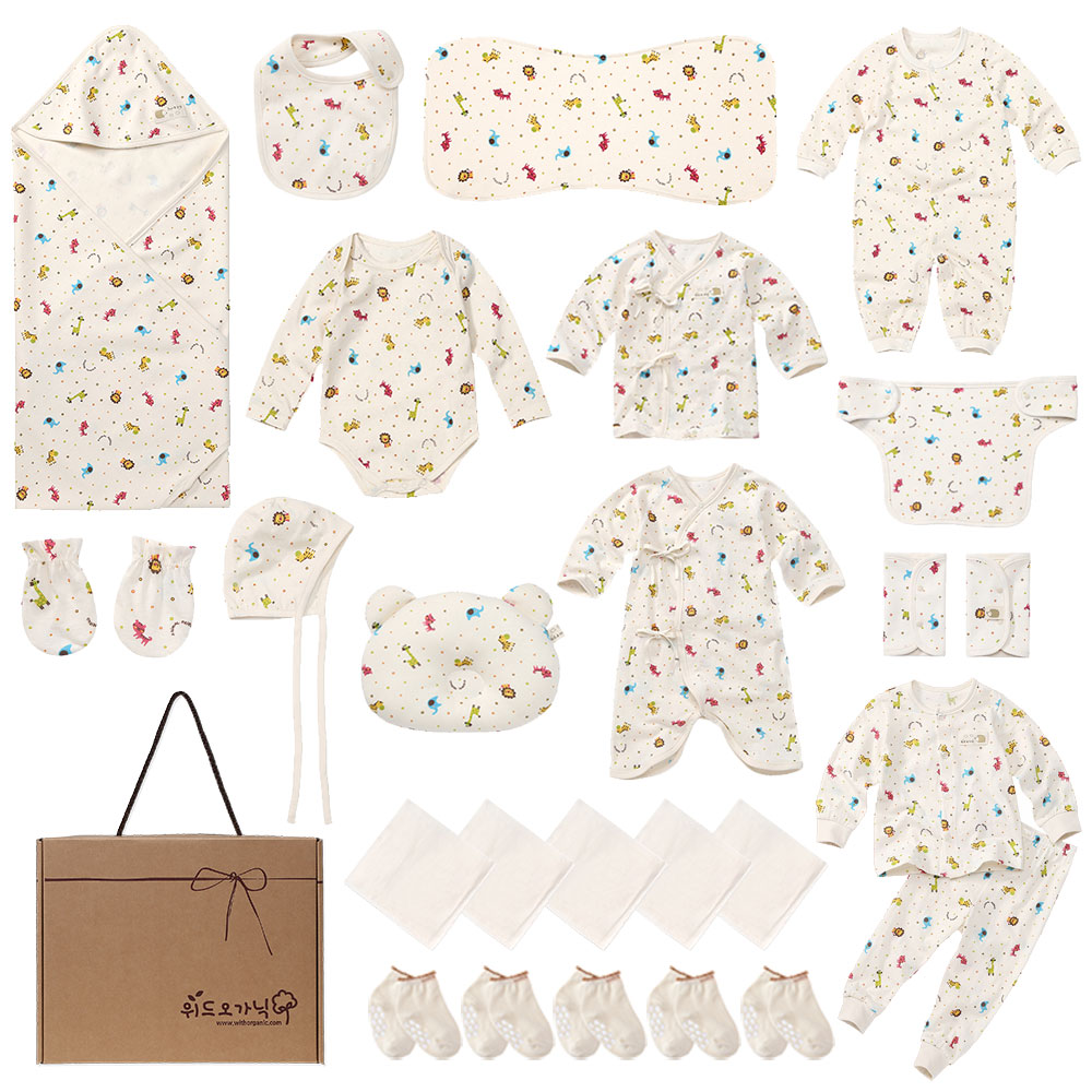 위드오가닉 신생아 아기기린 출산 선물 세트 161,700원