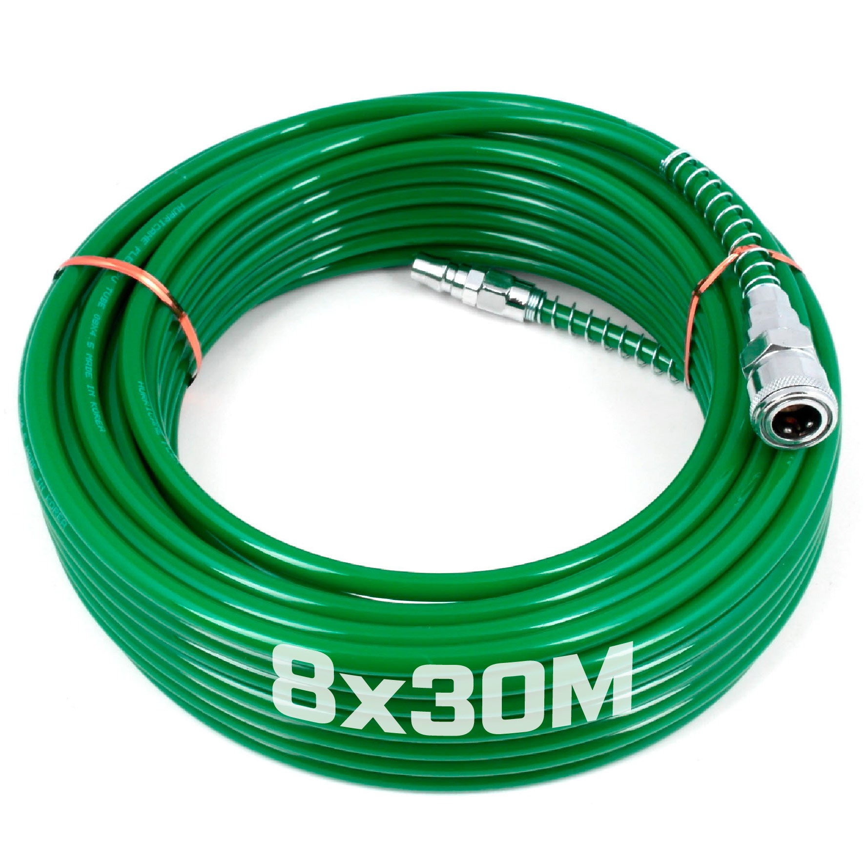 우레탄연질 에어호스 에어줄 타카호스 콤프레샤호스 에어호수 타카호스 주황 녹색, 1개 25,080원