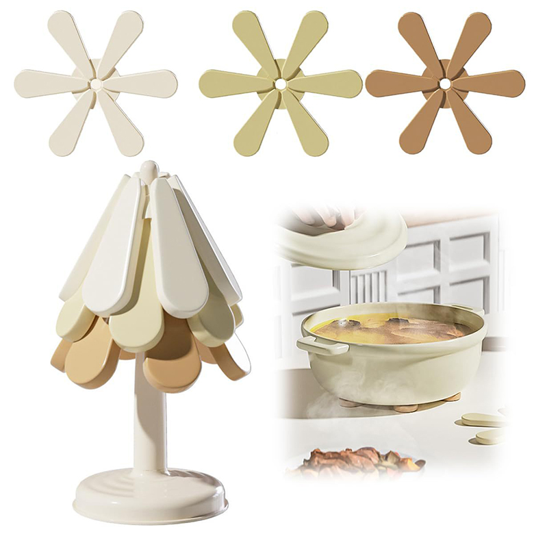 팔공생 키친감성 깔끔 냄비 후라이팬 받침 3단, HL38_210, 1세트 12,900원