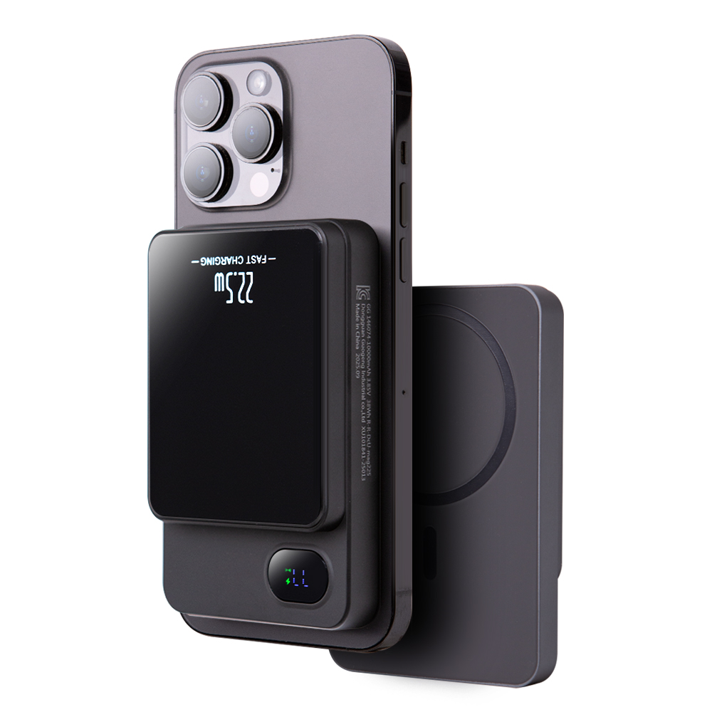 디큐브 MAG 22.5 맥세이프 보조배터리 10000mAh, 매트 블랙, 10000mAh 19,800원