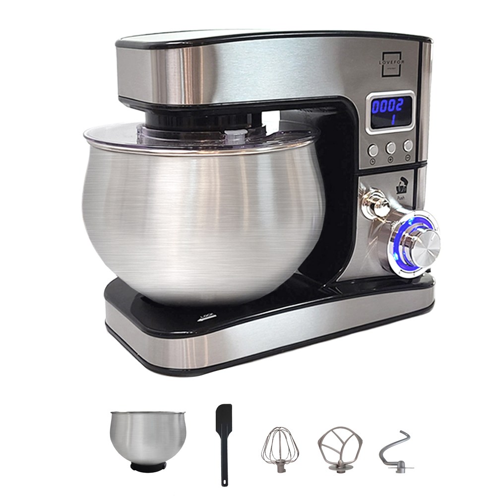 러브포 스탠드 믹서 LFC-3100 가정용 전동 제빵 밀가루 반죽기 우유 계란 휘핑기 1300W 5L 439,000원