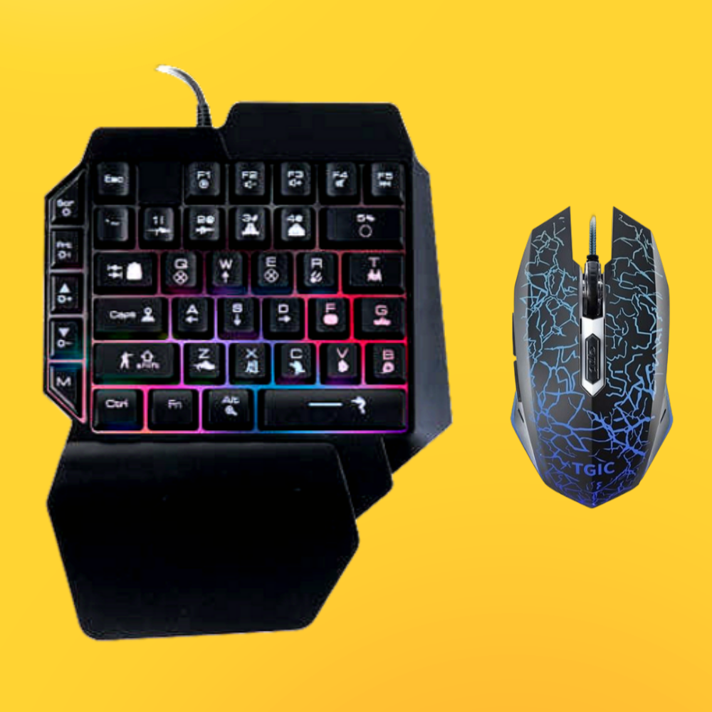 플스5 키보드 마우스 세트 한손 왼손 게이밍 PS4 PS5 호환 스위치 xbox, 키보드+마우스 41,900원
