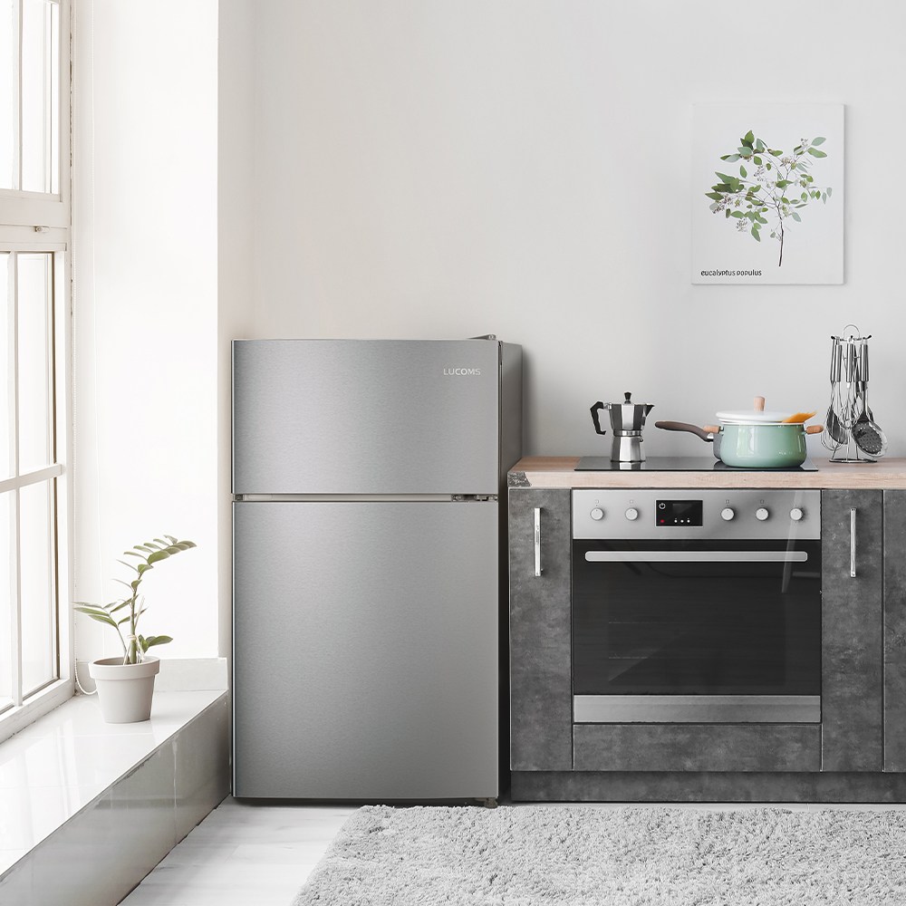 루컴즈 86L 2도어 냉장고 R86M2-S 메탈실버 원룸 소형 미니 기사설치포함 199,000원