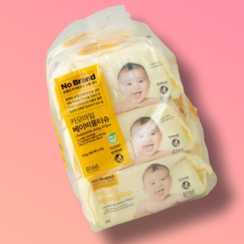 노브랜드 카모마일 베이비물티슈 100매 6개입 10,790원
