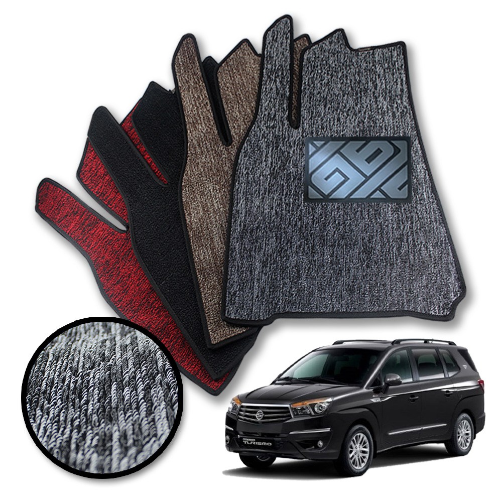 RV MOTORS 뉴코일 슬림 실리콘발판 카매트 투리스모 1열2열 세트, 그레이, 315_1 투리스모 11인 119,000원