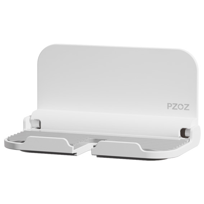 PZOZ 욕실 주방 벽 접착식 접이식 핸드폰 거치대 호환 애플 아이폰17 안드로이드 폰, 1개, 흰색 16,610원