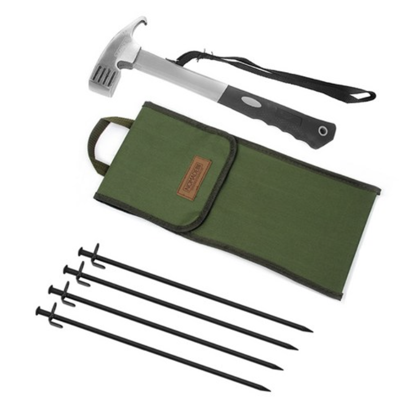 노마드 스트롱 해머 + 고강도 단조팩 30cm 4p + 팩해머 케이스 세트 49,800원