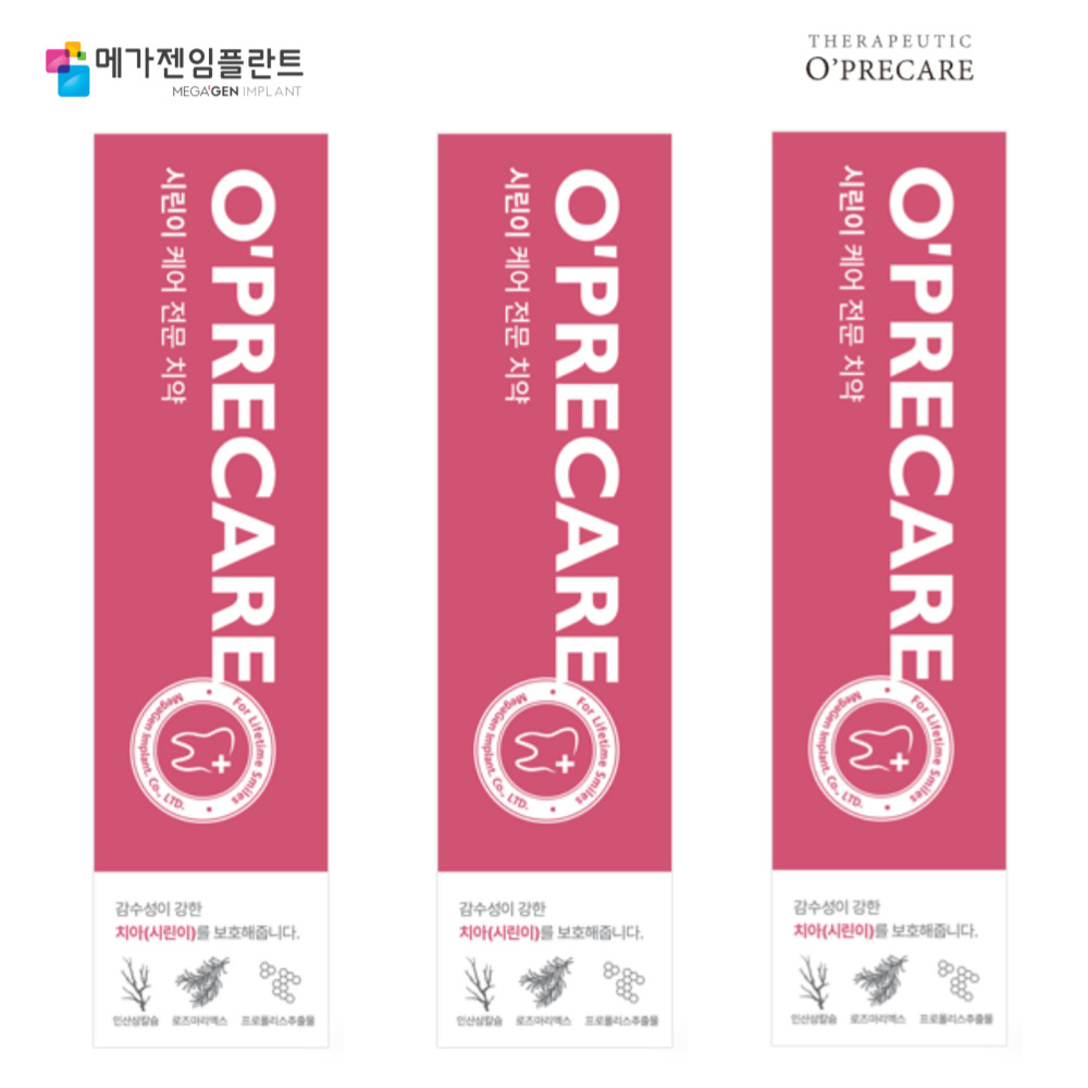 메가젠 오프리케어 시린이 치약 치과 잇몸 염증 잇몸에 좋은 임산부 입덧 계면활성제없는치약, 100g, 3개 20,220원