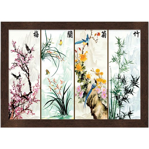 퍼즐코리아 사군자 매화 난초 국화 대나무 동양화 미니퍼즐 2000피스 직소퍼즐액자 PK2000-3227 52,500원