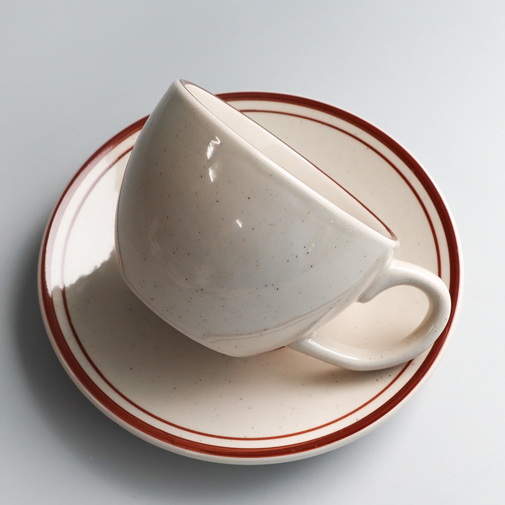 레트로 뉴욕 커피잔 빈티지 홈카페 라떼잔 에스프레소 잔받침세트, 1세트, 에스프레소 그린 10,500원