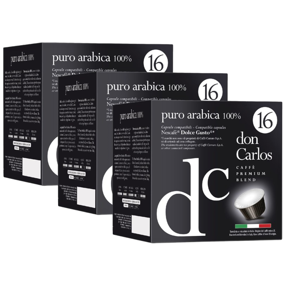 돈 카를로스 돌체구스토 호환 캡슐커피 3박스 48캡슐, 7g, 16개입, 3개 25,980원
