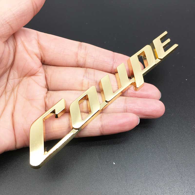 자동차 3D 금속 쿠페 로고 스티커 르노 기아 도요타 닛산 혼다 액세서리 바디 트렁크 엠블럼 배지 데 12,400원