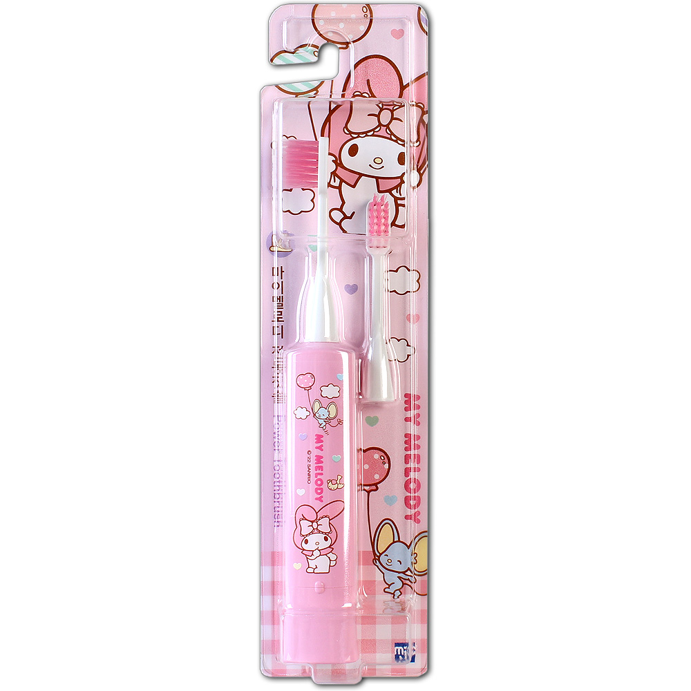 마이멜로디 전동칫솔 풍선 + 리필모 2p + 건전지 세트 15,100원