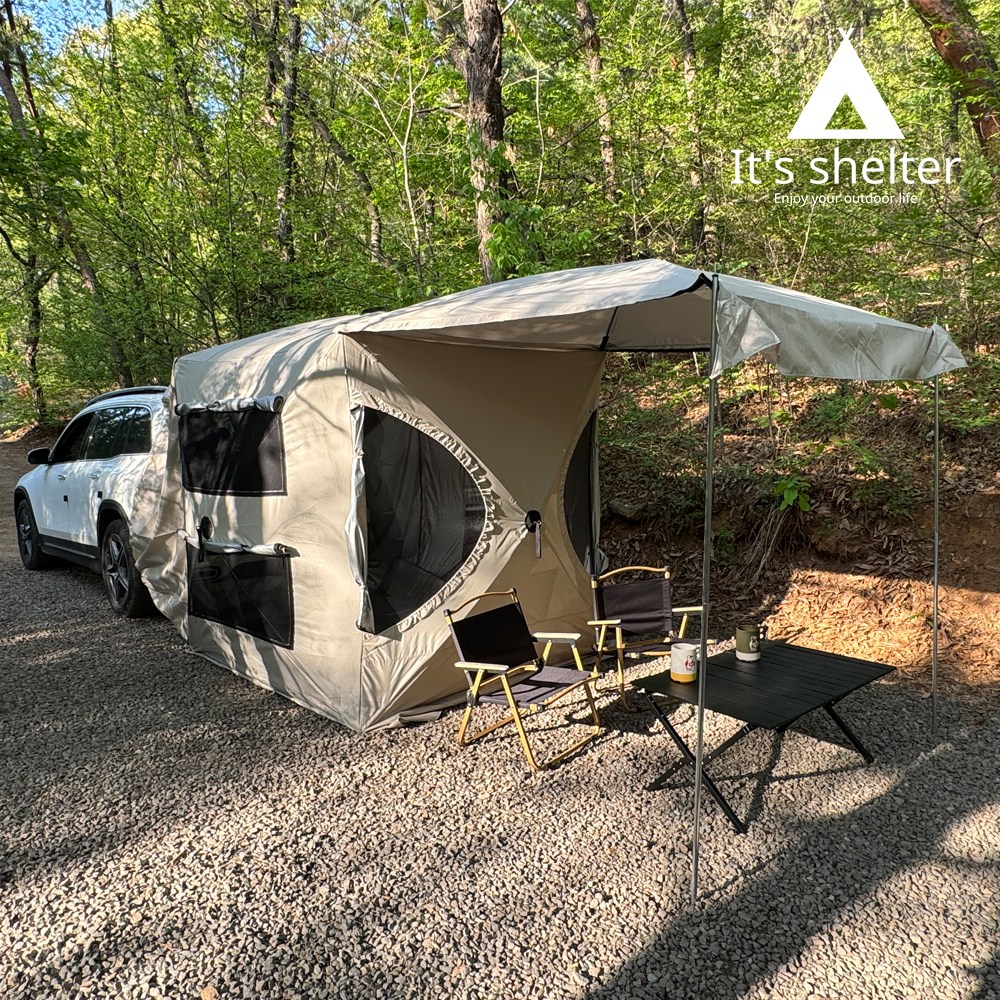 잇츠쉘터 차량용 꼬리텐트 차박 도킹 쉘터 캠핑 차박용 카텐트 트렁크 차텐트 카쉘터 자동차 348,000원