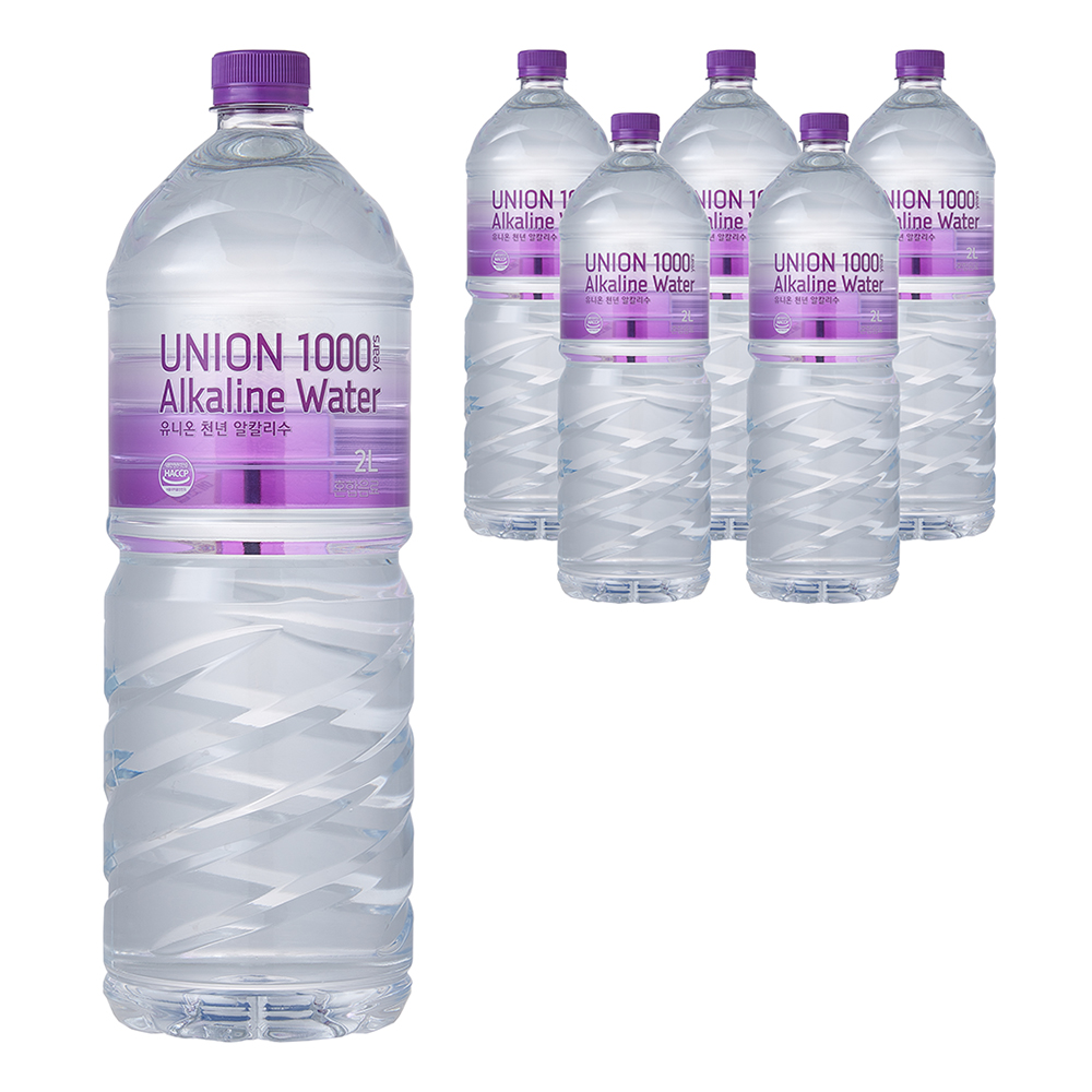 유니온천년알카리수, 2L, 6개 9,200원