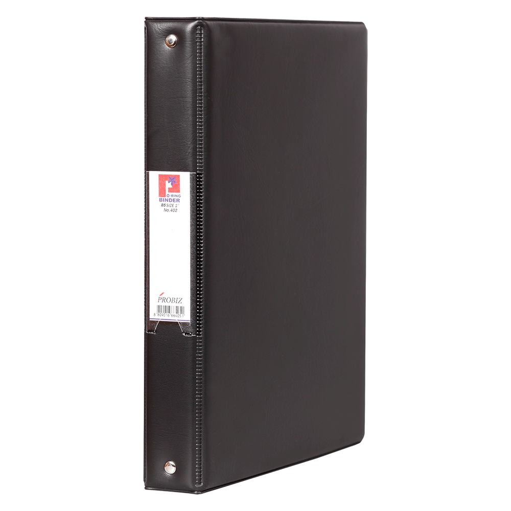 프로비즈 비닐 4공 O링 장부바인더 B5 2.5cm 흑색, 단품 2,600원