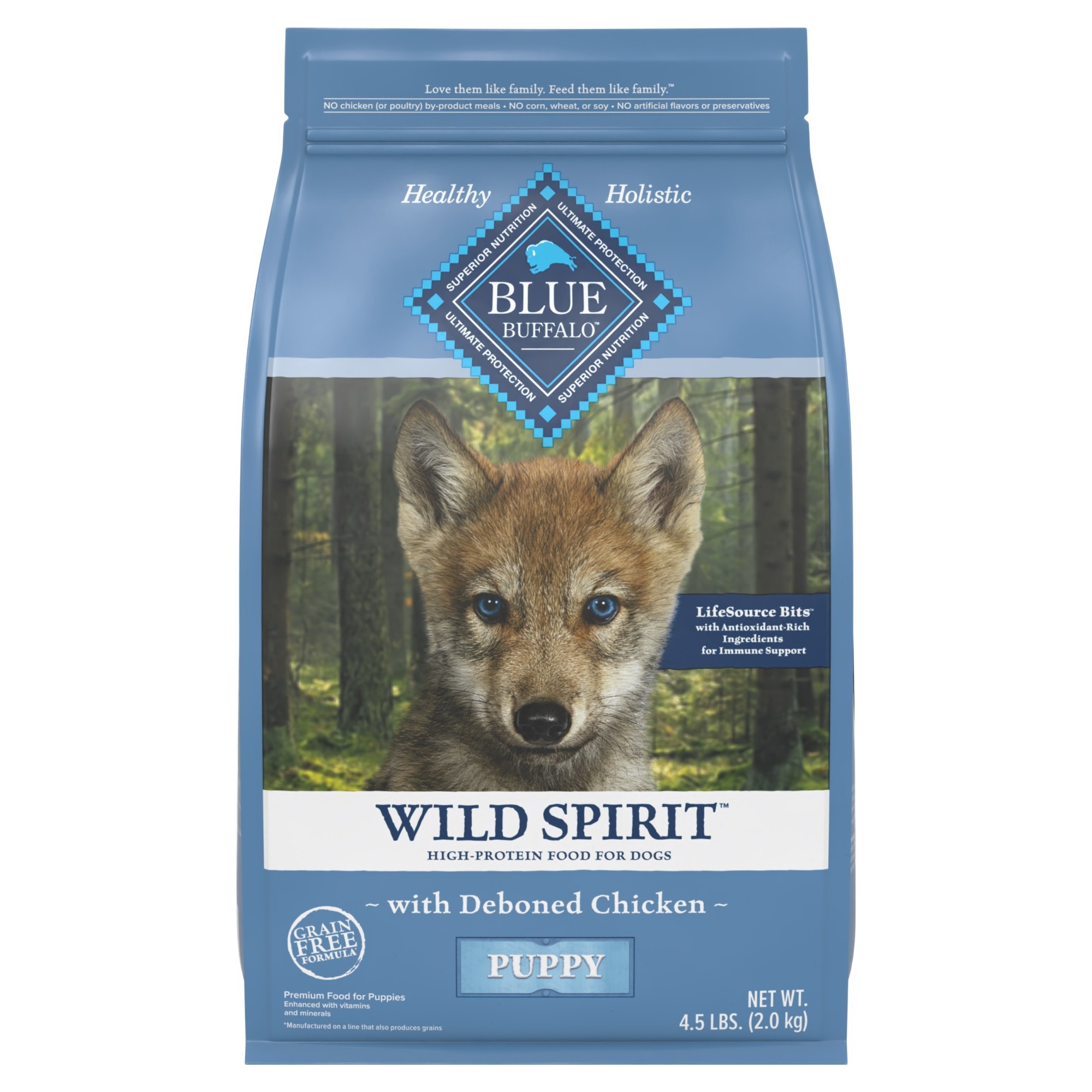 블루버팔로 퍼피 와일드 스피릿 건식사료, 2kg, 1개, 닭 42,400원