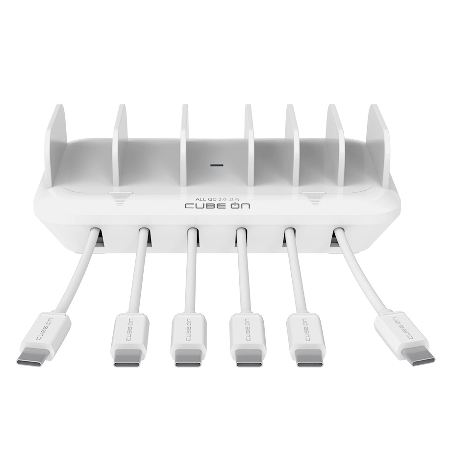 큐브온 올 퀵차지 6포트 고속 멀티충전기 C타입 6p JI-613 53,800원