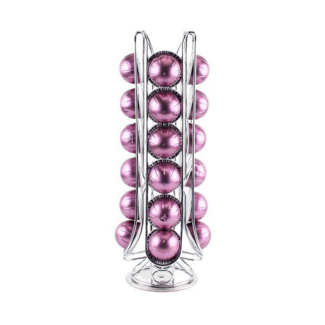 온리쿠 커피 24구 캡슐 보관함 회전 타워 실버 15,800원