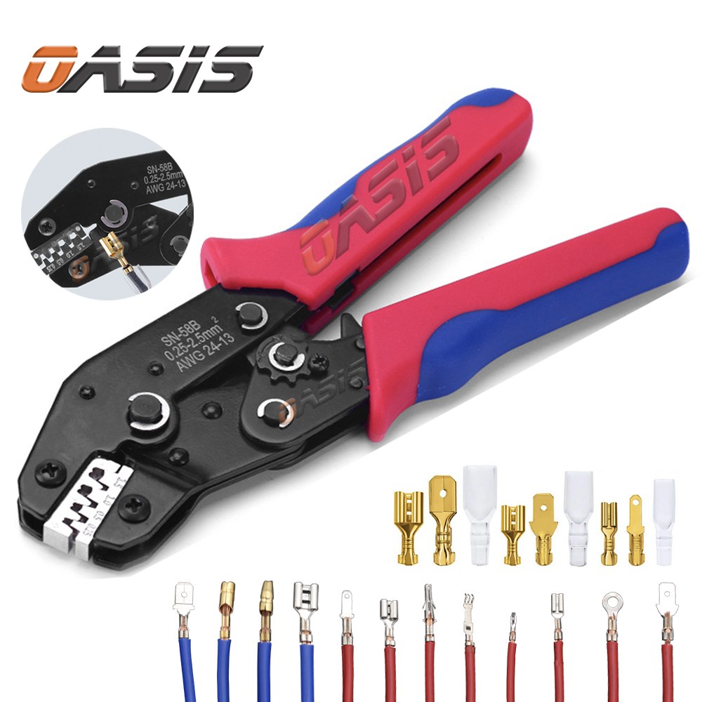 오아시스 고급형 신주 납작단자 전문용 압착기 평단자 터미널 압착공구 16,800원
